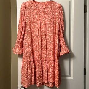 Floral Red/White Dress